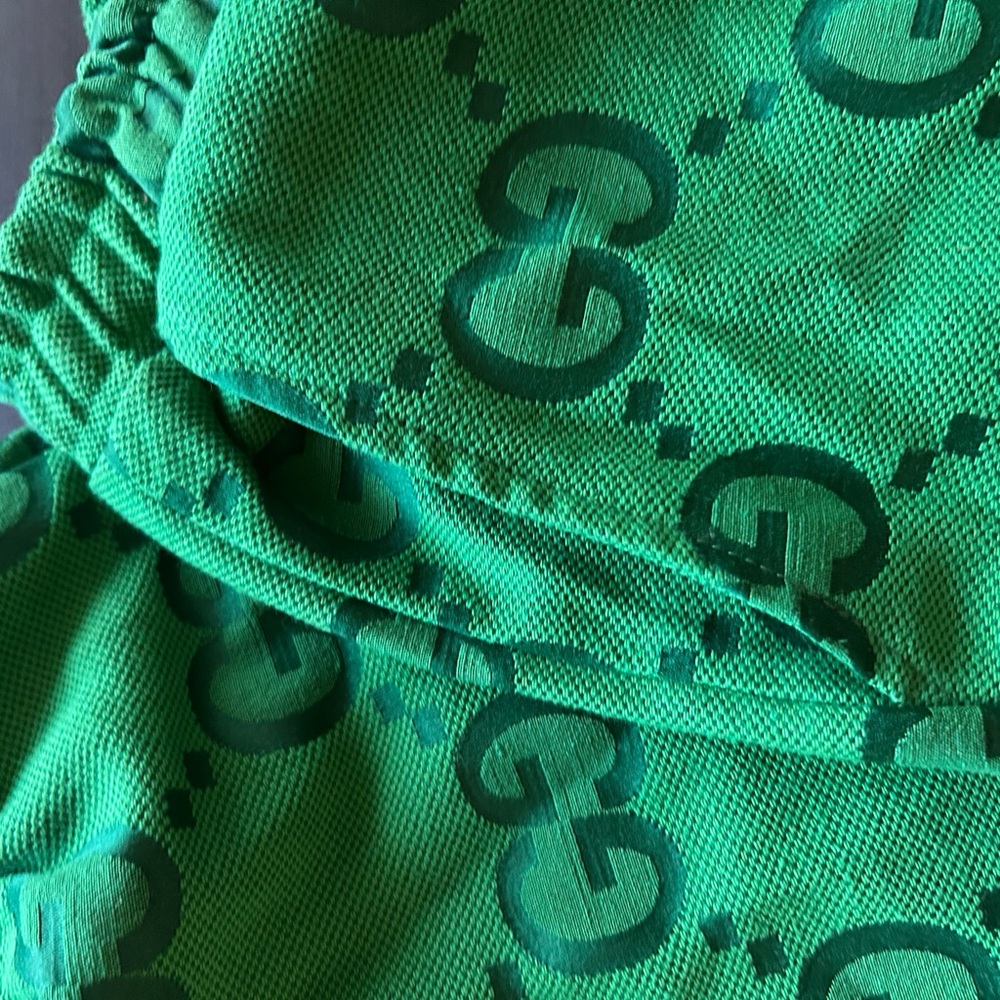 Green Patterned Sweatpants - Picture 7 of 7